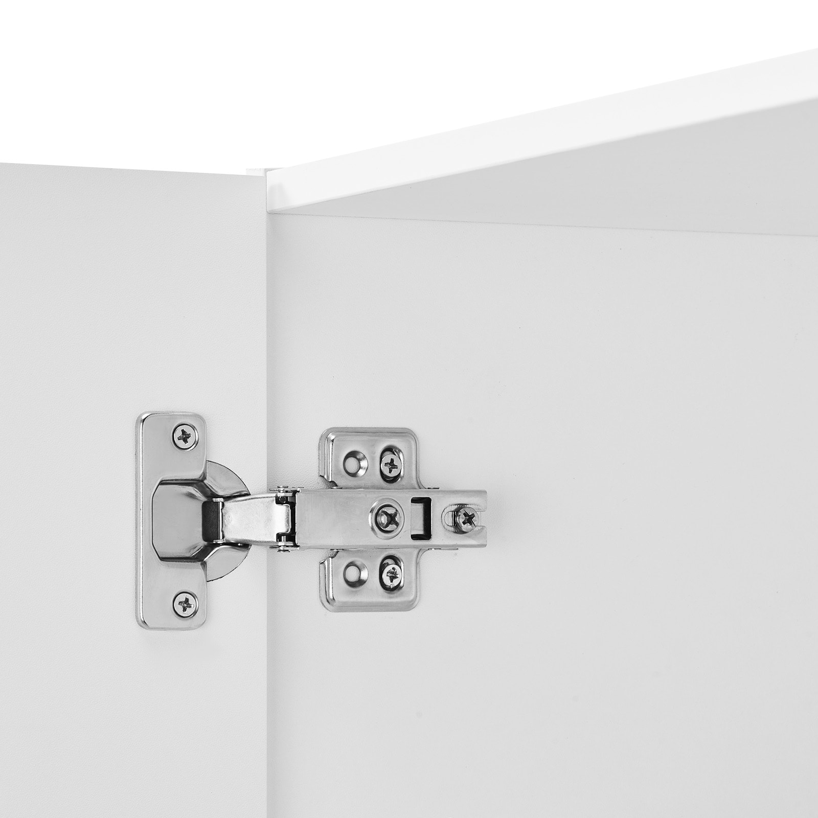Laundry Room Wall Cabinet With Adjustable Shelves And 2 Doors_voghion.com